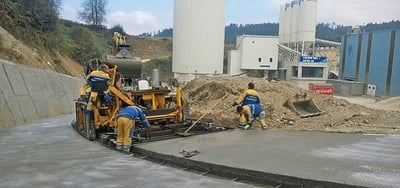 Construction of Concrete Road